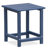 Folding Outdoor Chair With Table, All - Weather Fire Pit Chair, Patio For Deck, Backyard, Balcony, Navy Blue, , Foldable Home And Table , Spaces, Heat Travel Use