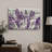 Purple Lavender Flowers On Wood Effect Background Artwork, Retro Rustic Wall Pictures, Large Framed Canvas Giclée Print Wall Art-1953031516-1910656508-1895565478