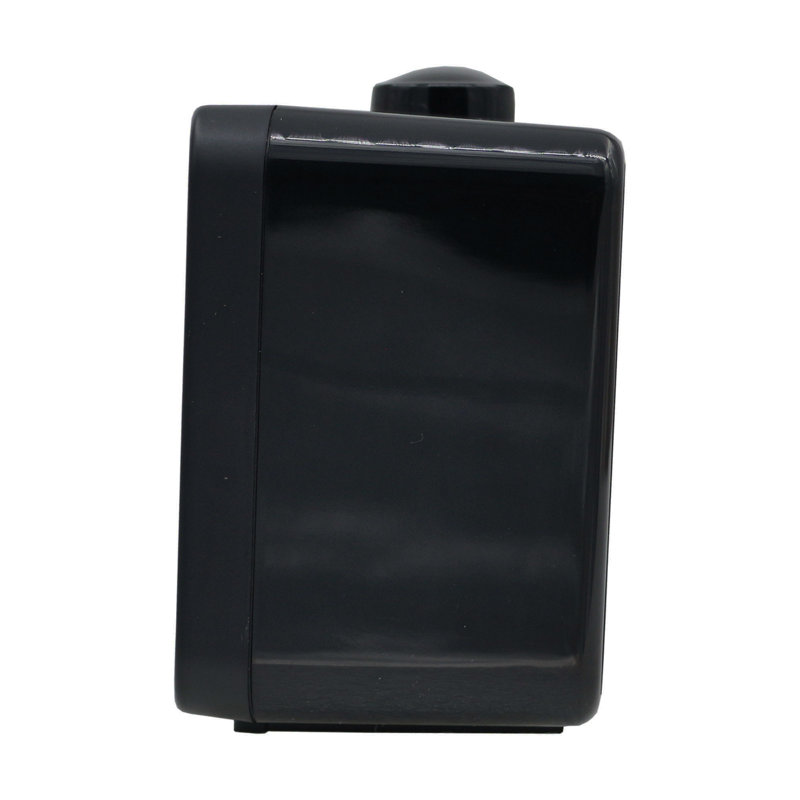 Seiko Black Analog Quartz Alarm Clock with LumiBrite Hands