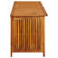 Outdoor Storage Box, Waterproof PE Bag, 69 Inch Brown Acacia Wood