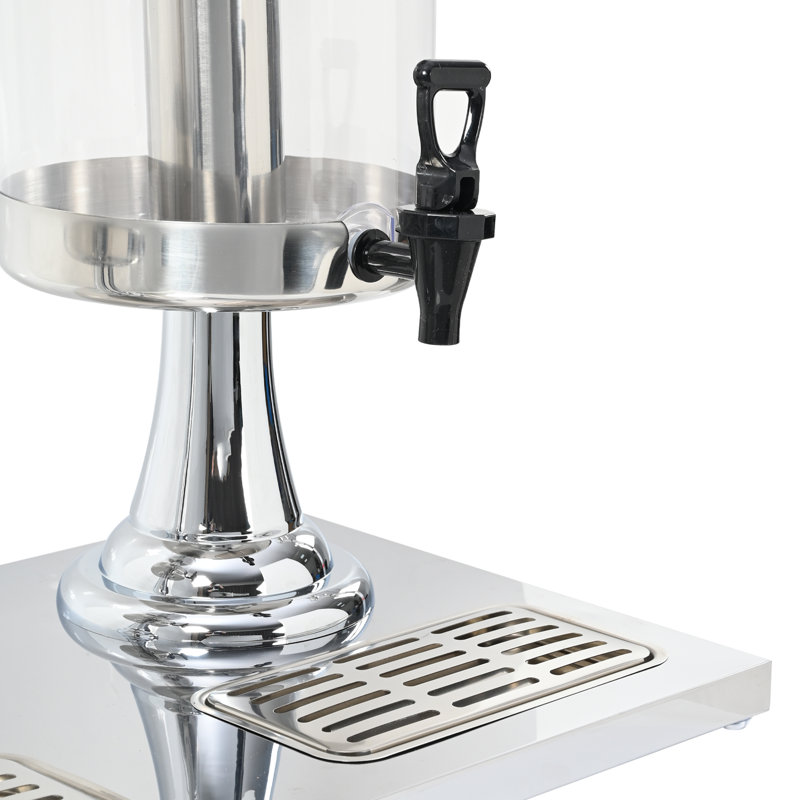 Stainless Steel Beverage Dispenser, 86 cm x 35 cm x 57 cm