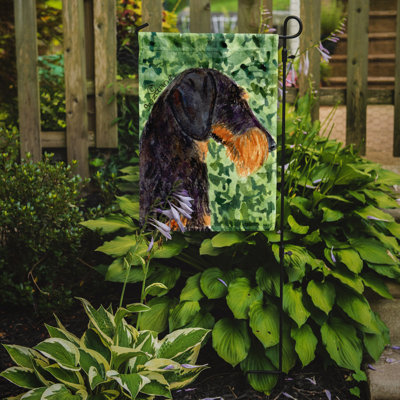 Drapeau de jardin à 2 côtés teckel