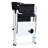 2 Folding Chair With Side Table & Pockets, 400Lbs Load Capacity, Black/Grey, Suited For Outdoor Fun Portable Storage, Great Events-287598098