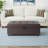 Reigen Faux Leather Ottoman-654731468