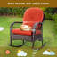 Ammanda Metal Rocking Chair