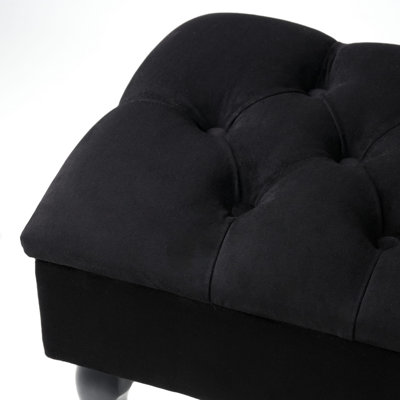 Huges Velvet Upholstered Storage Bench