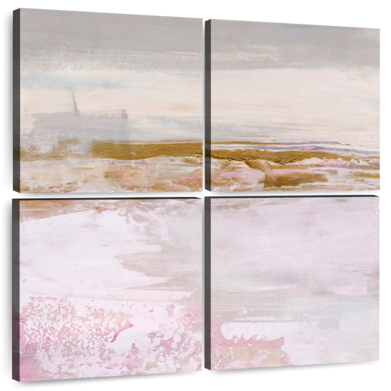 Magenta Skyline I, 74" H x 74" W