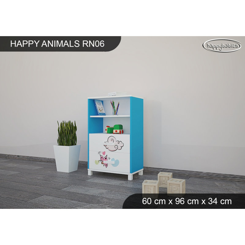 60cm W Kids Cube, Blue