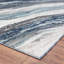 Tapis bleu abstrait Alayaa-883220376