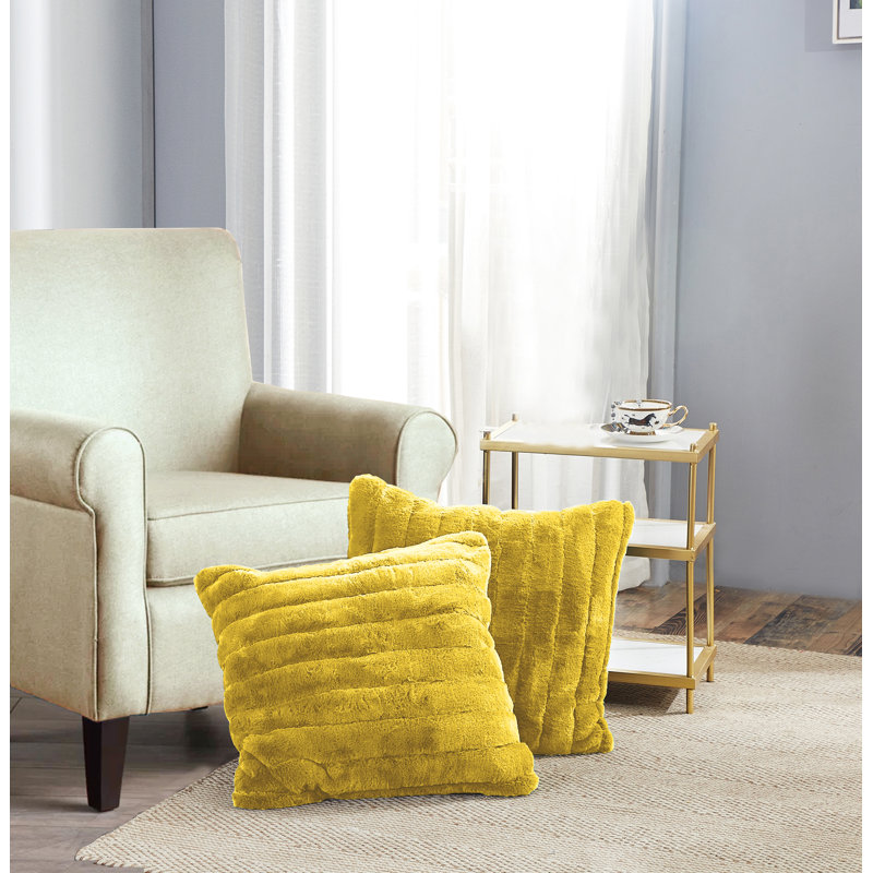 Housse de coussin Supermink, Cari citron