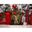 Coussin décoratif épagneul anglais et père Noël anglais-101410225
