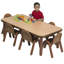 Ensemble de table rectangulaire et chaise pour tout-petits BASELINE -51953192-56334854