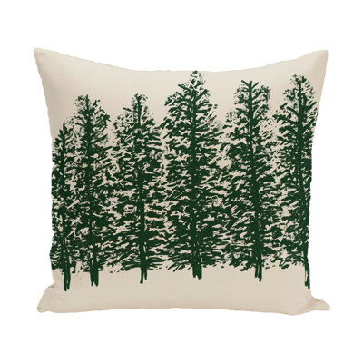 Floral Reversible Throw Pillow