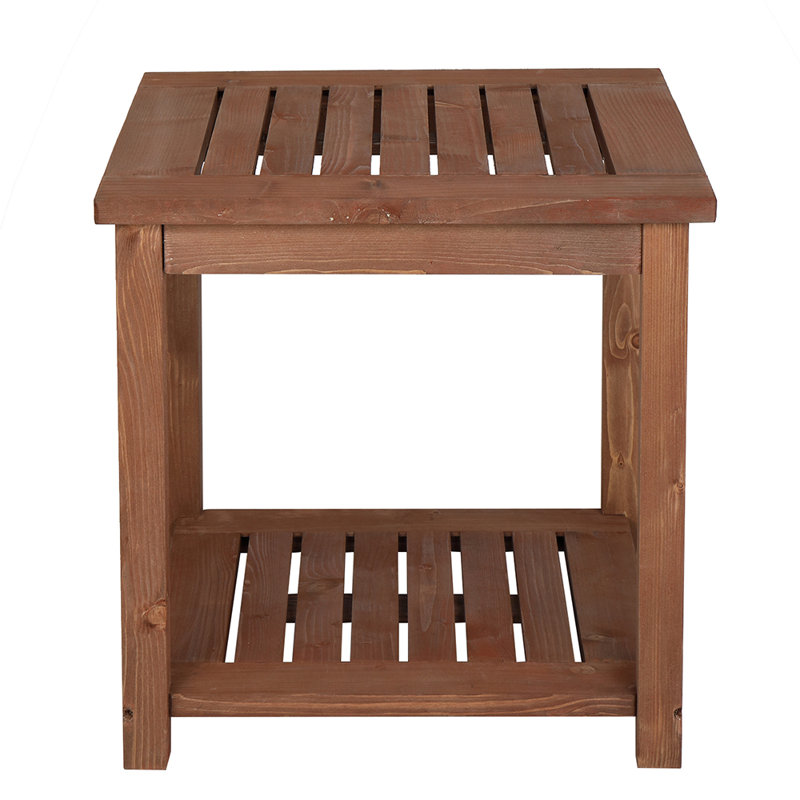 Solid Wood End Table