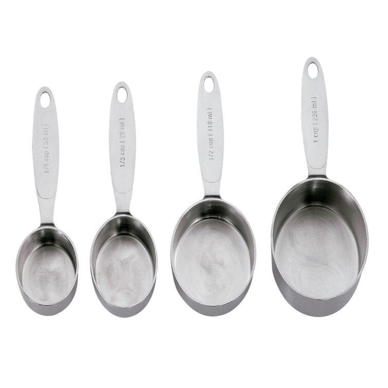 BergHOFF 4pc Stainless Steel Measuring Cup Set