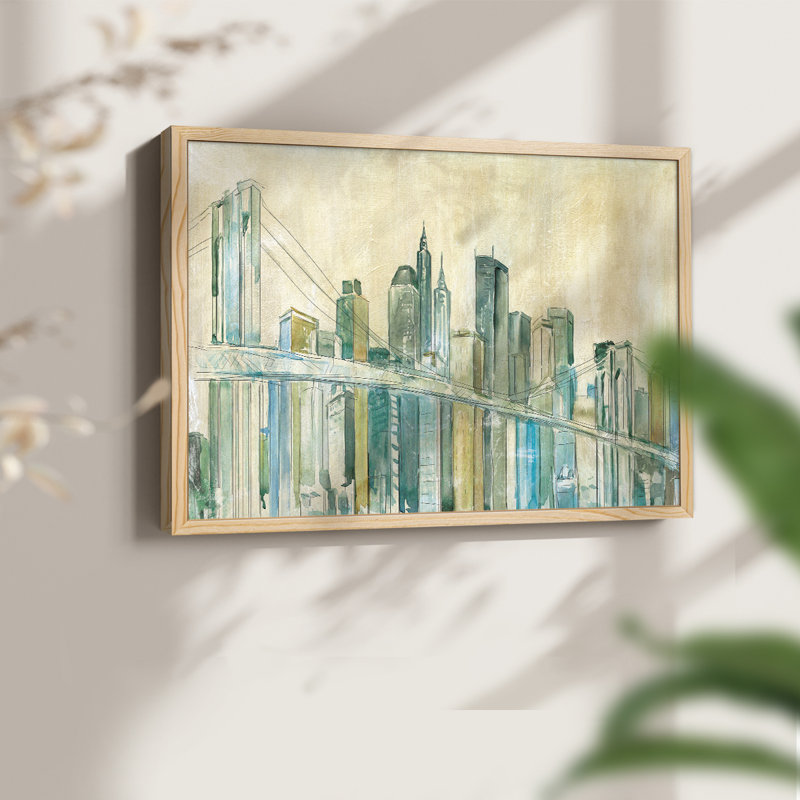 New York City - Impression encadrée - Restickable, Naturel, H 11 po x l 14 po