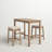 Arlyce 2 - Person Solid Wood Top Four Leg Base Dining Set