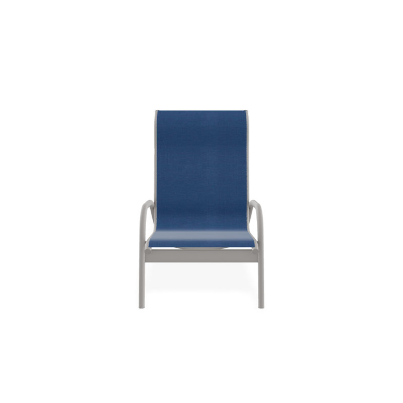 Gardenella Patio Chair, Cobalt, Warm Gray