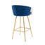 Ensemble de 2 tabourets de bar avec base en métal-135618710