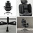 Office Chair Ergonomic 200 Kg PU Leather Computer Chair With Lumbar Support And High Backrest, Ergonomic Desk Chair With Liftable Headrest-119330720