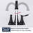 Modern Bathroom Sink Faucet with Pop Up Drain and 2 Handles-120650250