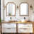 Wood Frame Accent Wall Mirror for Bathroom Bedroom-1306283939-1318155063