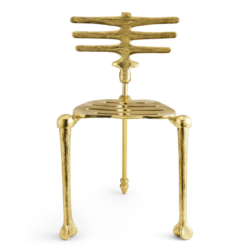 Flights of Fancy Skeleton Chair, Gold
