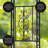 Montebello Iron 84" Tall Garden Arbor-1275385468