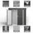  6 ft. W x 4 ft. D Vertical Metal Storage Shed-97566635
