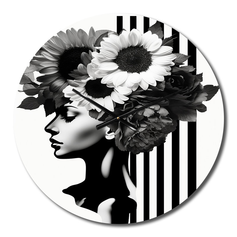 Horloge murale vintage femme, Petit