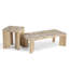 Table basse avec plateau en marbre Calia