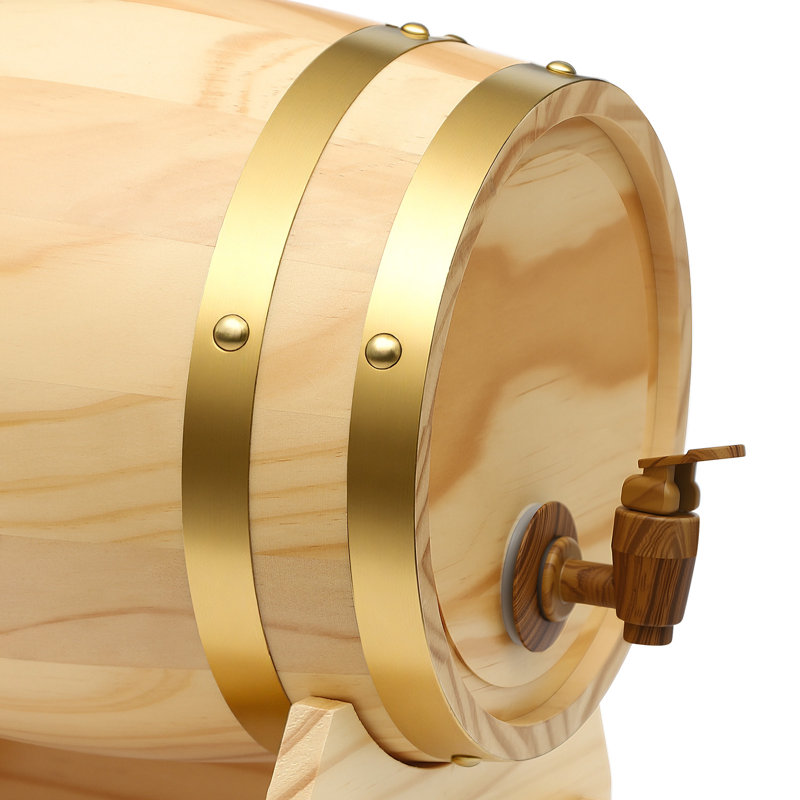 YXSUN 1.32 Gallons Wood Keg