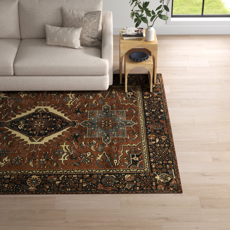 Apoline Hand Knotted Oriental Rug, Rectangle 10' W x 14' L