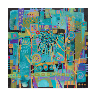 « célébring spring », reproduction de peinture à l’acrylique sur toile tendue