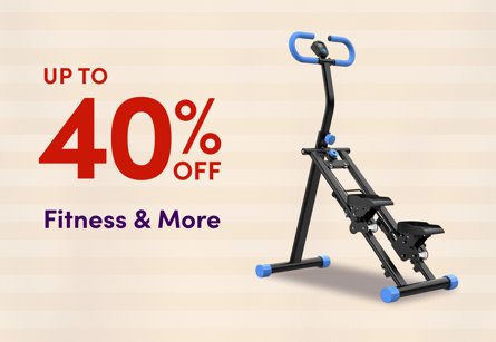Up to 40% off Fitness & More