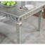 Table de salle à manger argentée W