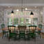 4 - Light Gold Kitchen Island Pendant-1078962321