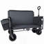 Chariot pliable 3-en-1 avec siège de banc et protection anti-brevet - Comprend 1 sac de glace, un chariot utilitaire robuste de 500 lb, des roues tout-terrain d'une capacité de 180 l pour le camping, la plage, les sports, le jardin et le gris-128815599-128815594