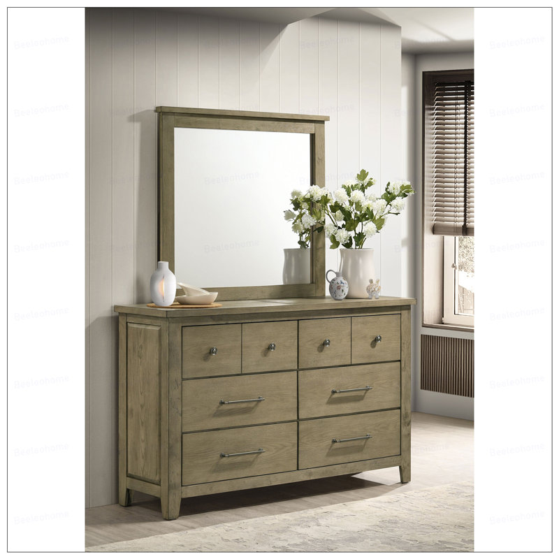 Commode 6 tiroirs avec miroir