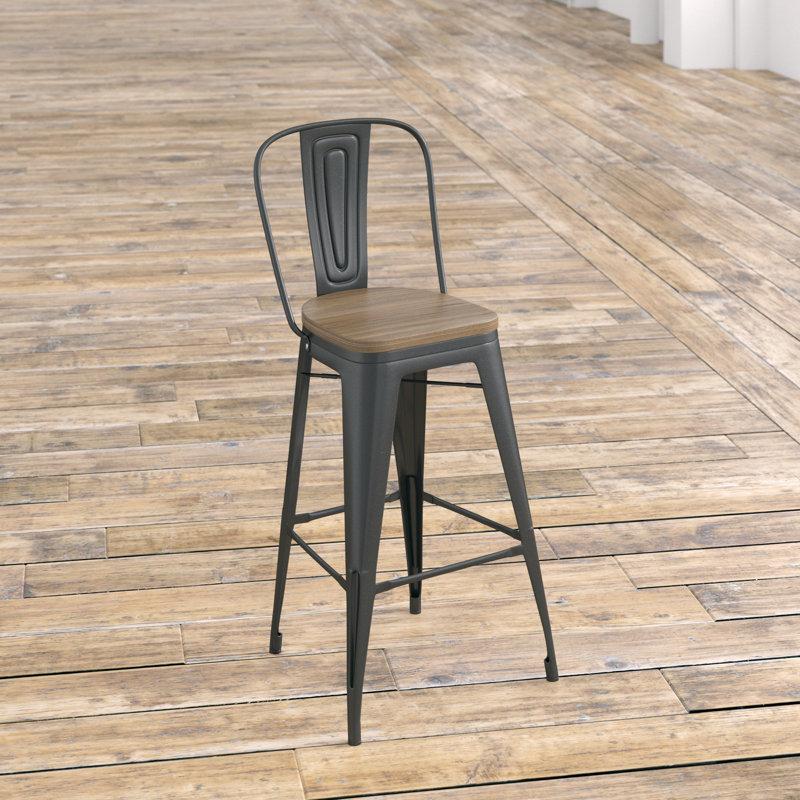 Tabouret de bar Promenade, Noir