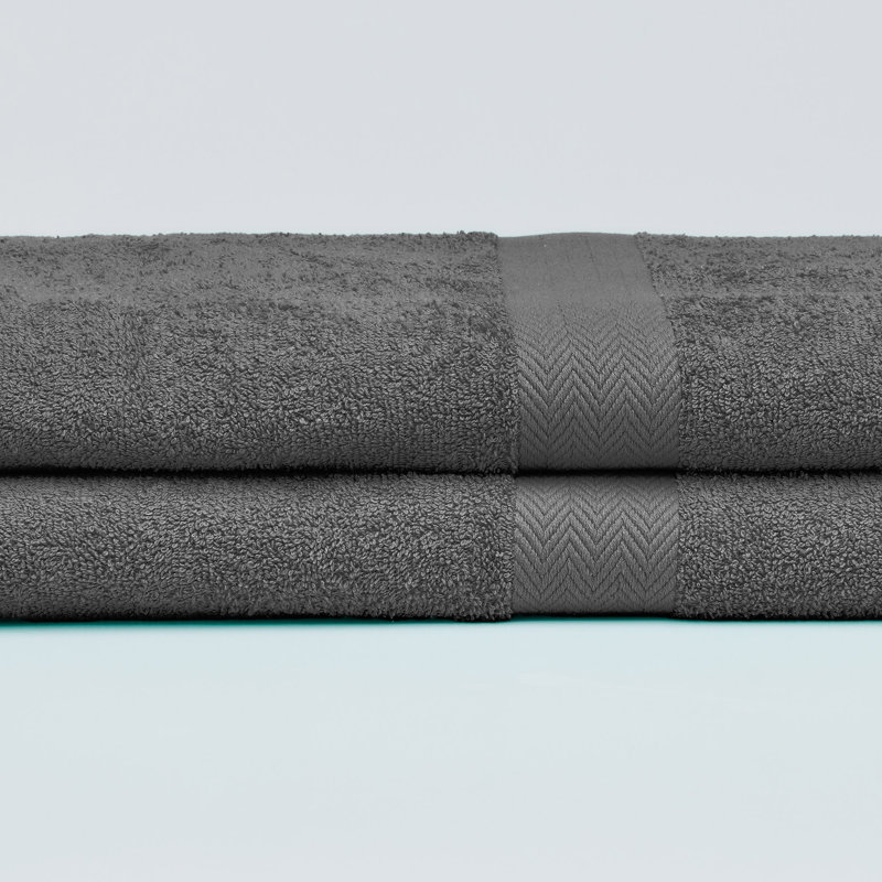 Drap de bain 100% coton Deluxe 2 pièces Deluxe, Frost