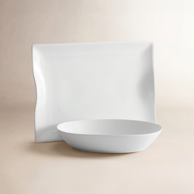 Everyday White 2-Piece Serving Set