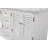 Hansford 60'' Double Bathroom Vanity with Marble Top-167170421