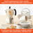 Aluminum 6 Cup Coffeemaker In Silver