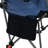 Dark Blue Folding Camping Chair, Adjustable Reclining, Cup Holder, Side Pockets, Carry Bag, Strong Frame, Ideal For Picnics, And Hiking Outdoor Portable, Folding, Reclining With Three Levels,-97366136