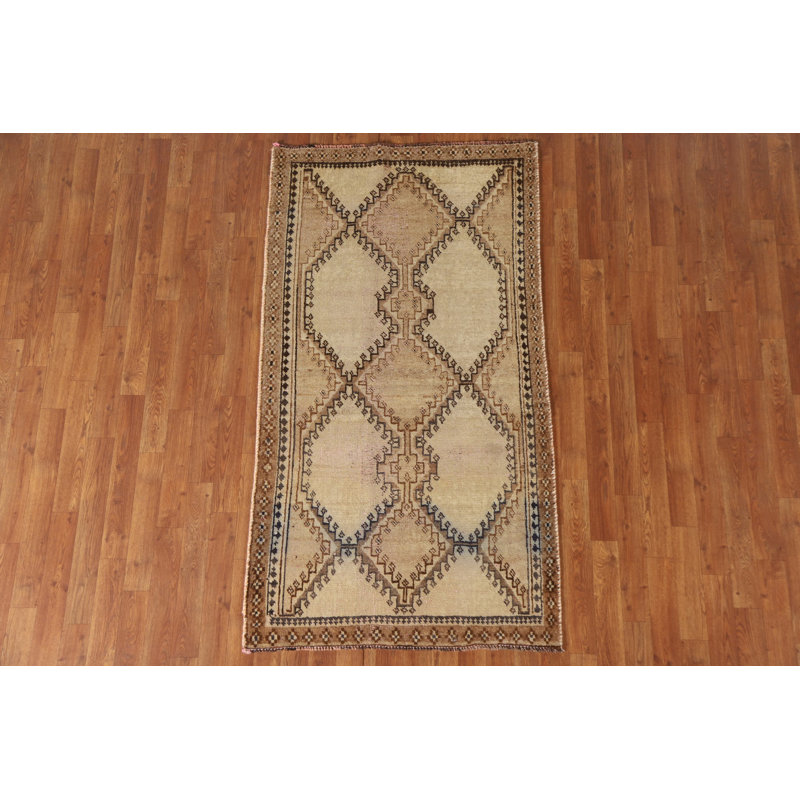 Tapis géométrique Gabbeh 3x6