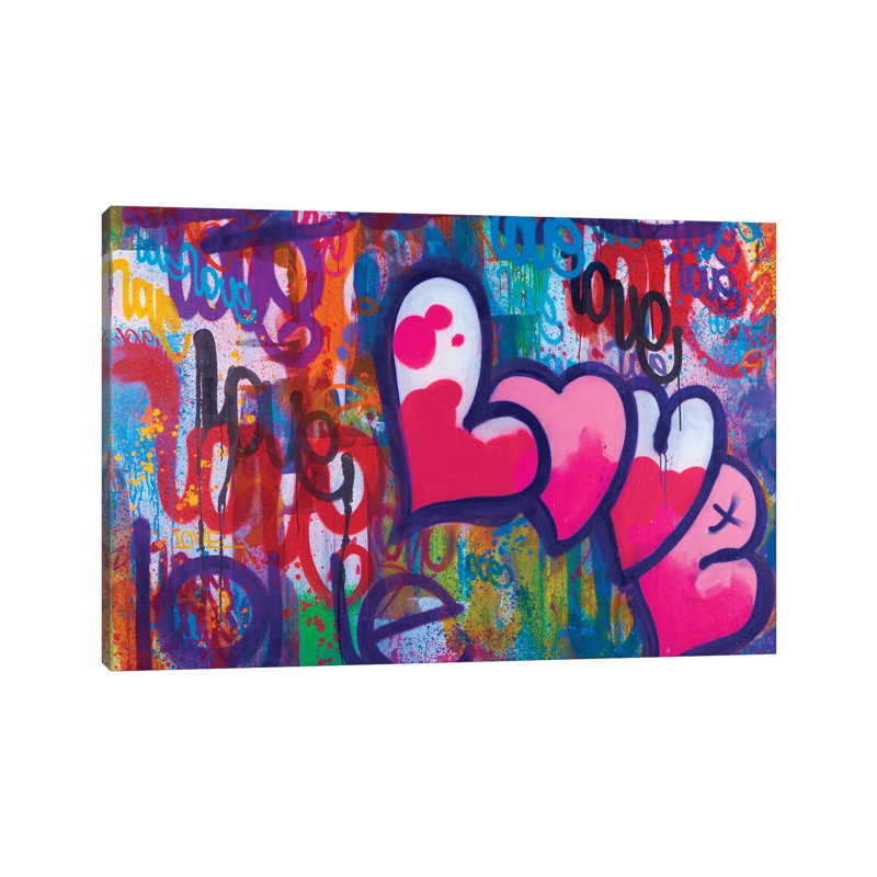 One Love IV - Wrapped Canvas Print, 66.04 cm H x 45.72 cm W x 3.175 cm D