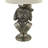 20" Bronze Resin Doodle Table Lamp With Hat And Suit And Linen Shade-491619265-491619264