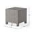 Cube Shape Rattan Accent Table-1815271571