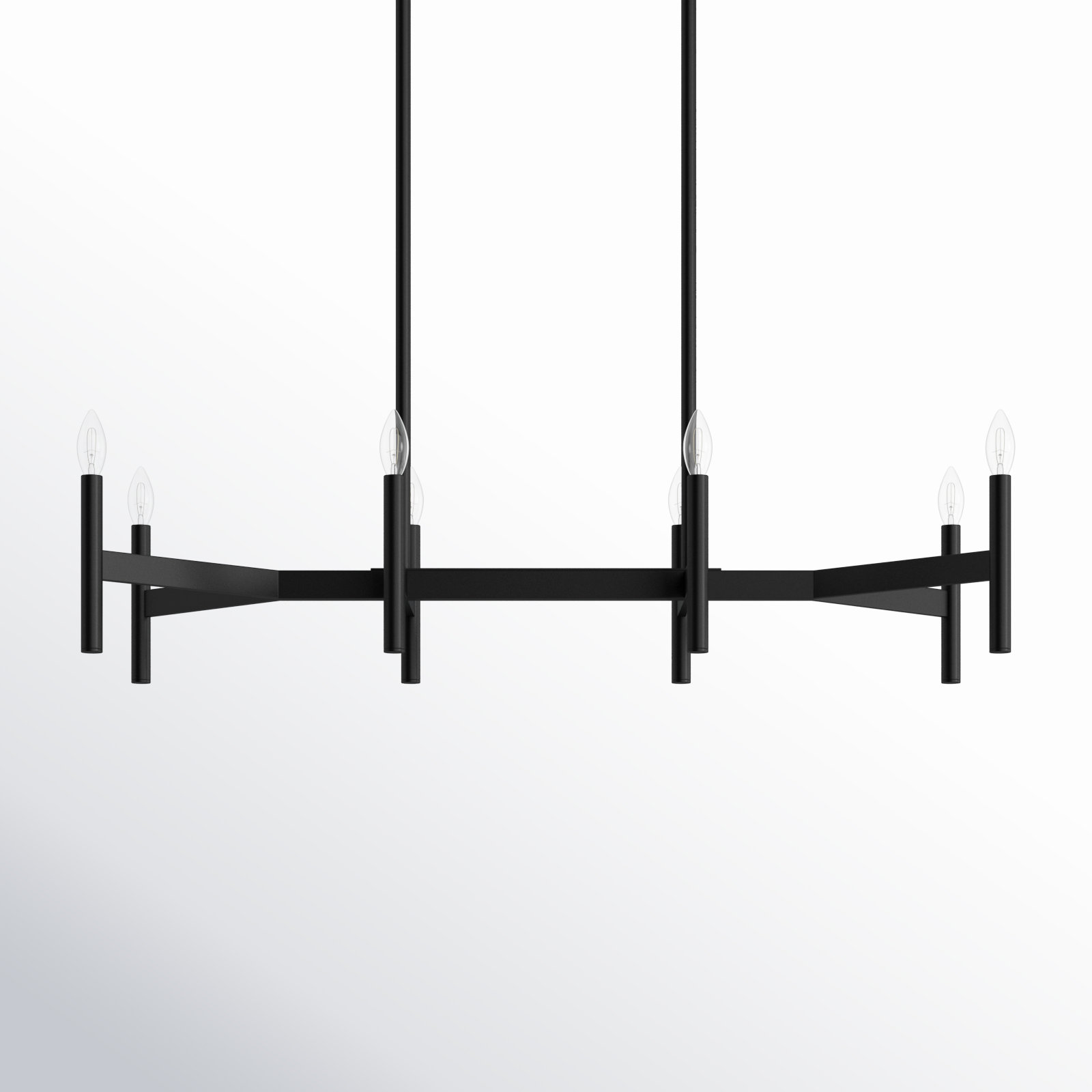 Martella 8-Light Chandelier, Black